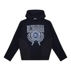 Dolce & Gabbana Bovenkleding^e Logo Geborduurde Hoodie