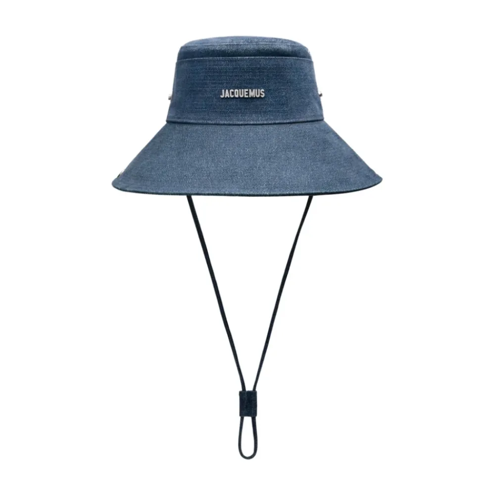 DAMES Jacquemus Hoeden^e Rand Striksluiting Pet