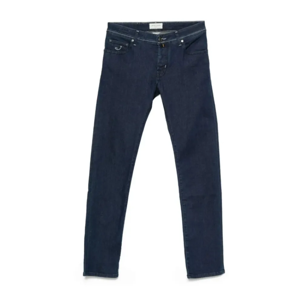 Heren Jacob Cohën Jeans^e Slim Fit Broek 5 Zak