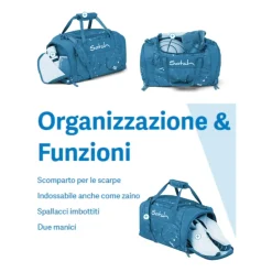 DAMES Satch e Unisex Sporttas Rugzak