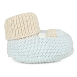 Little Bear e Wol Baby Slofjes met Boorden