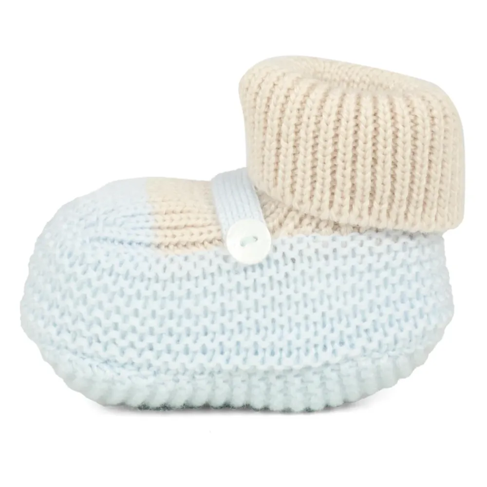 Little Bear e Wol Baby Slofjes met Boorden