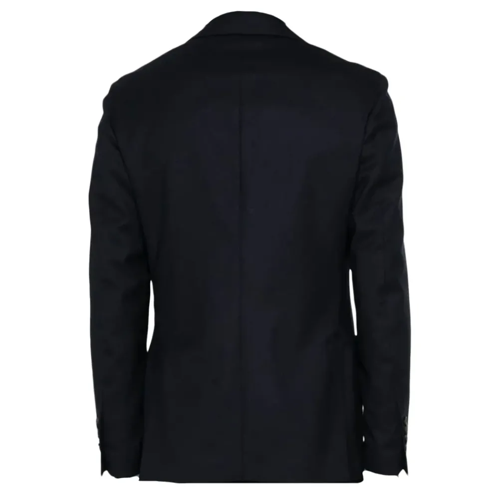 Heren Lardini e wollen blazer met broche detail