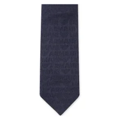 Emporio Armani Stropdassen En Strikjes^e Zijden Stropdas met Logo Versiering