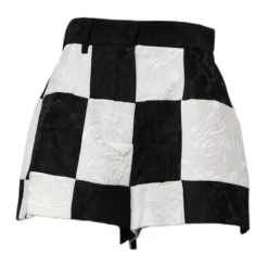 Dolce & Gabbana Bloemen Brokaat High Waist Shorts