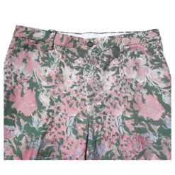 Heren Dolce & Gabbana Broeken^Bloemen Jacquard Tapered Broek Multicolor