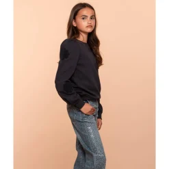 Geisha Bloemenmouw Sweater