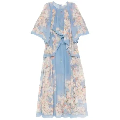 DAMES Zimmermann Jurken^Bloemenprint Gerimpelde Jurk