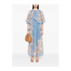 DAMES Zimmermann Jurken^Bloemenprint Gerimpelde Jurk