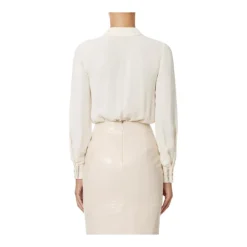 DAMES Elisabetta Franchi Shirts^Bodysuit van georgettestof