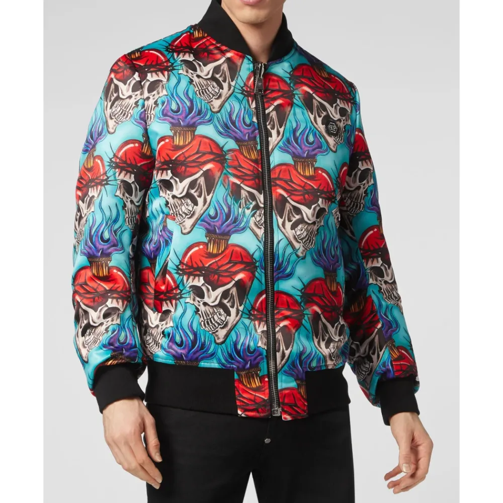 Heren Philipp Plein Jassen^Bomber Tattoo