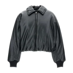 DAMES Acne Studios Bomberjack Gemaakt van Imitatieleer