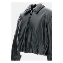 DAMES Acne Studios Bomberjack Gemaakt van Imitatieleer