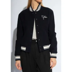 DAMES Golden Goose Bomberjack met contrasterende details