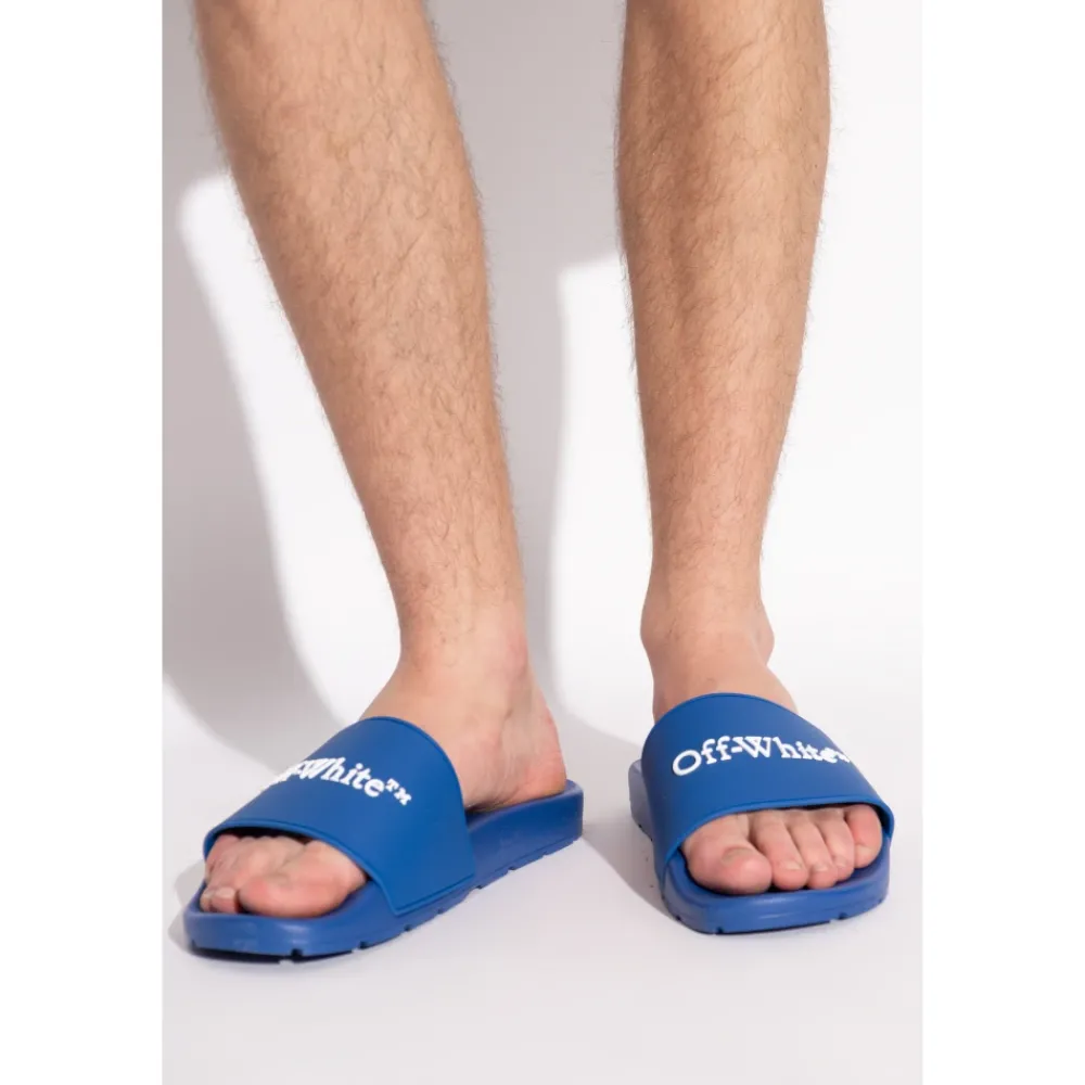 Heren Off White Bookish Slides