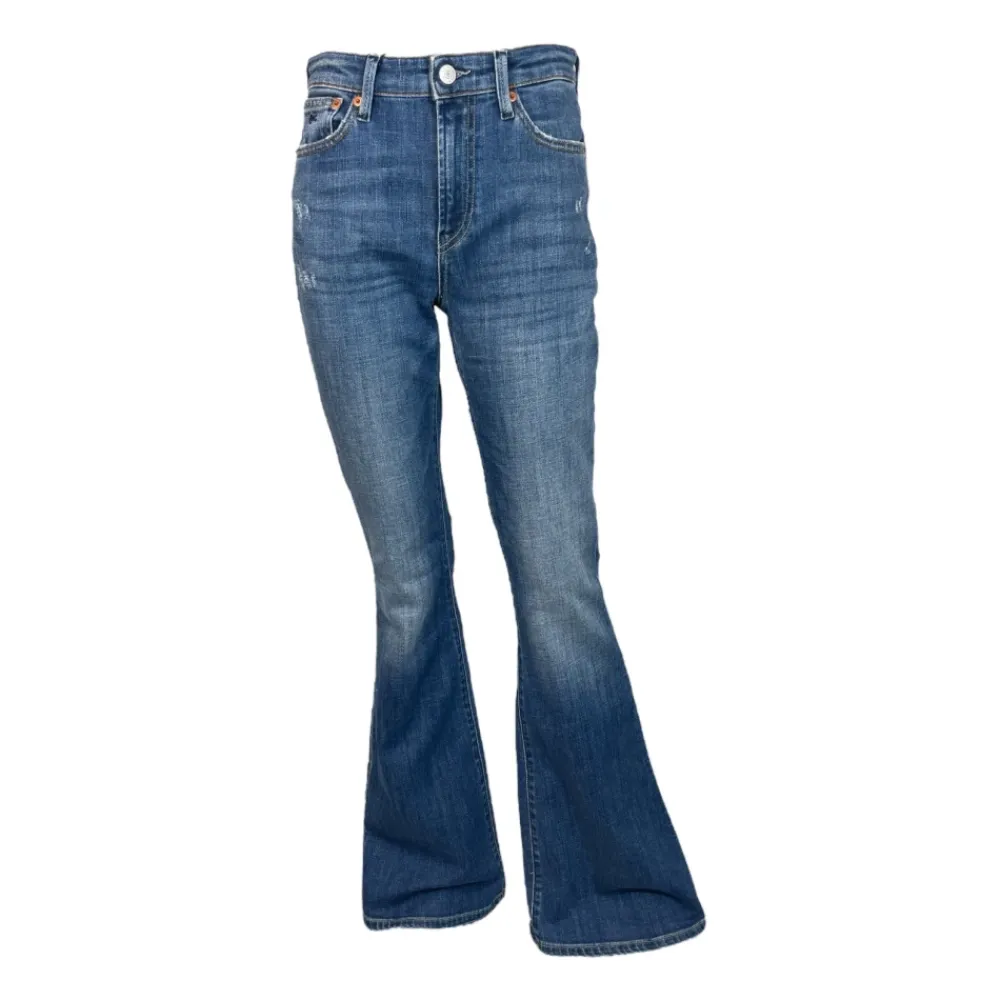DAMES Denham Jeans^Bootcut Stretch Denim Jeans Mid Blue