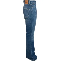 DAMES Denham Jeans^Bootcut Stretch Denim Jeans Mid Blue