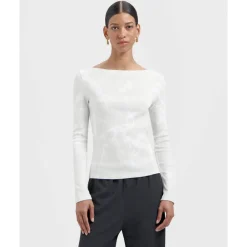 DAMES Olaf Hussein Shirts^Bootnek Top Lange Mouw