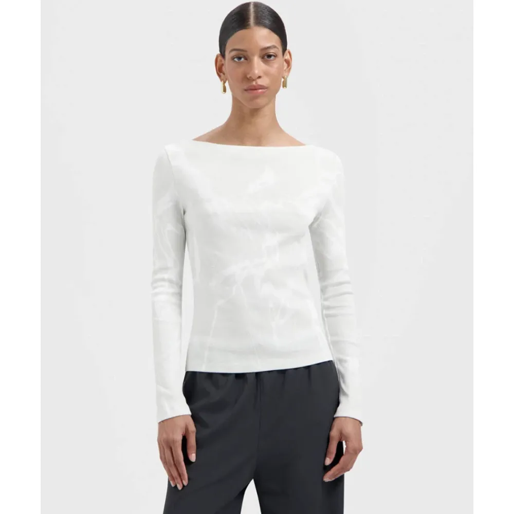 DAMES Olaf Hussein Shirts^Bootnek Top Lange Mouw