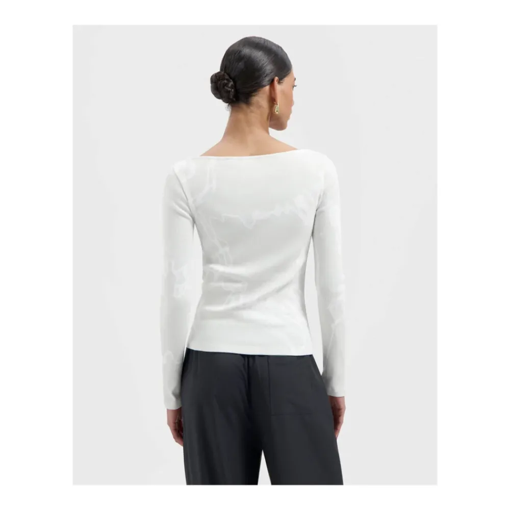 DAMES Olaf Hussein Shirts^Bootnek Top Lange Mouw