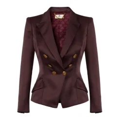 DAMES Elisabetta Franchi Jassen^Bordeaux bovenkleding AW25