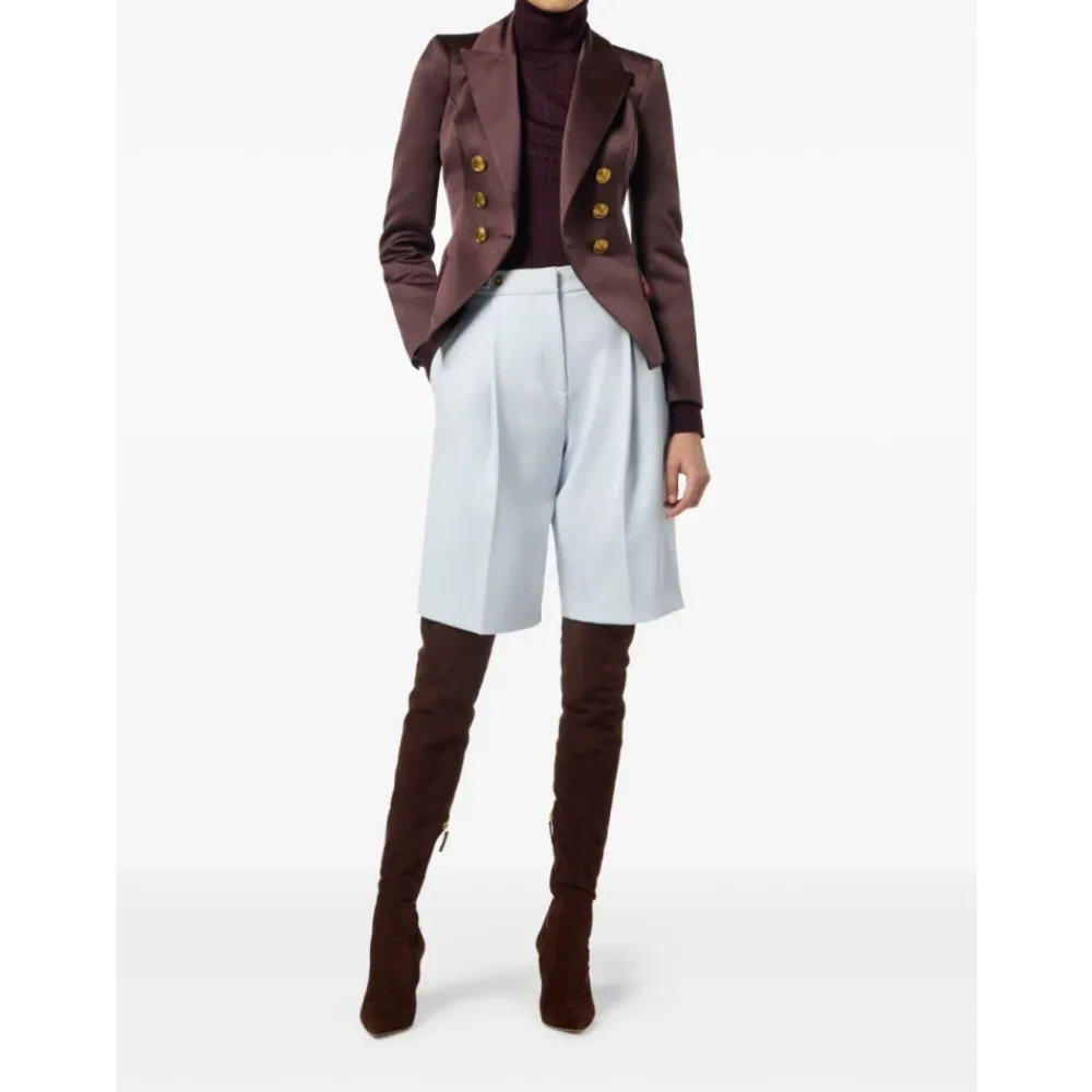 DAMES Elisabetta Franchi Jassen^Bordeaux bovenkleding AW25