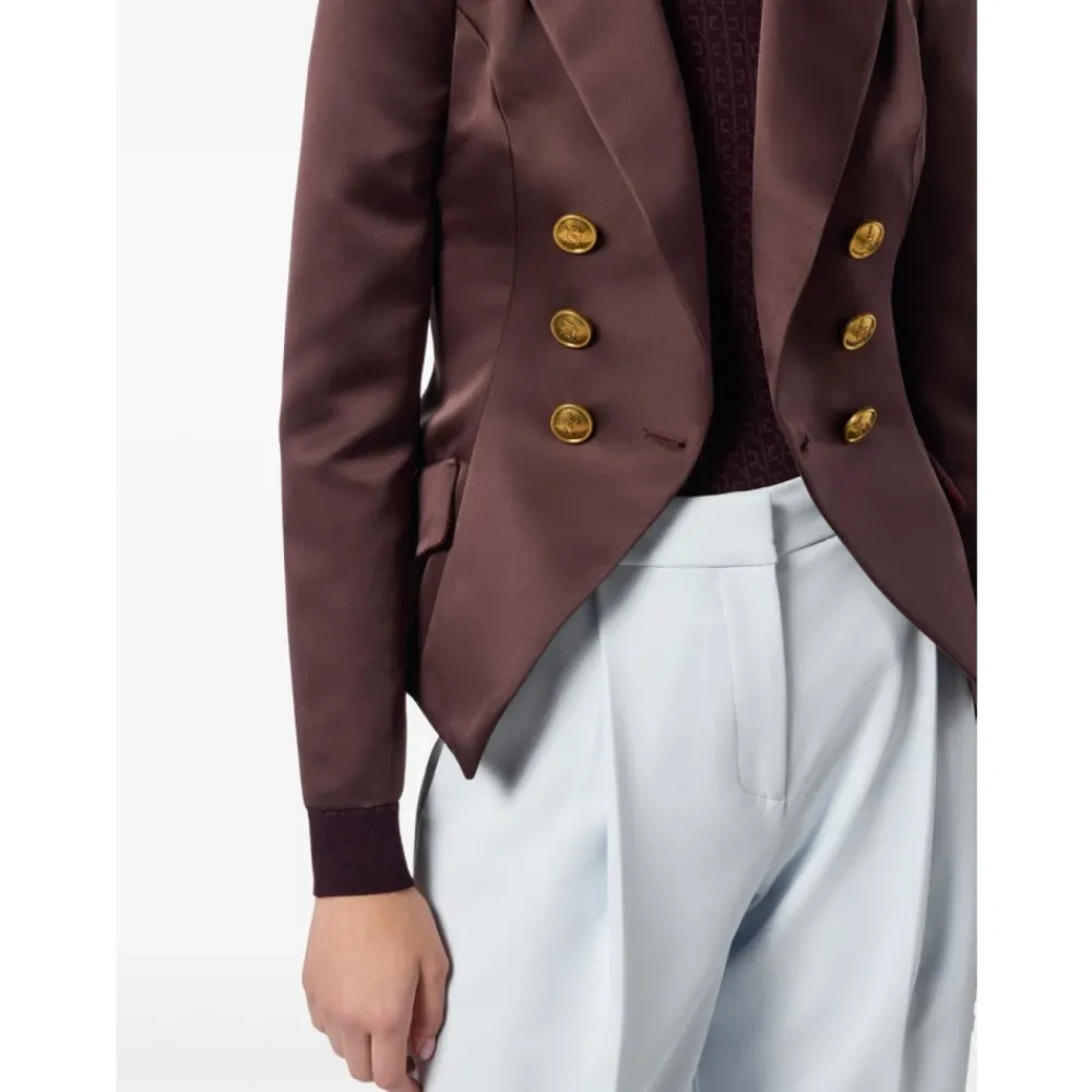 DAMES Elisabetta Franchi Jassen^Bordeaux bovenkleding AW25