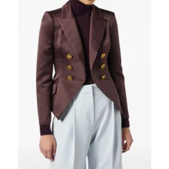 DAMES Elisabetta Franchi Jassen^Bordeaux bovenkleding AW25