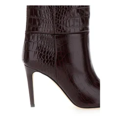 DAMES Paris Texas Bordeaux Croco Hoge Hak Laarzen