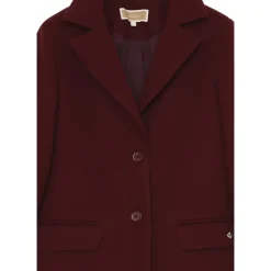 Kocca Jassen^Bordeaux Korte Jas Elegante Winterstijl