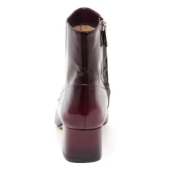 DAMES Michael Kors Enkellaarsjes^Bordeaux Leren Enkellaars