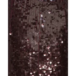 DAMES ROTATE Birger Christensen Rokken^Bordeaux Paillet Potlood Rok