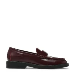 DAMES Steve Madden Loafers^Bordeaux Platte Schoenen