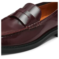 DAMES Steve Madden Loafers^Bordeaux Platte Schoenen