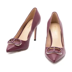 DAMES Twinset Pumps^Bordeaux Pumps voor Vrouwen