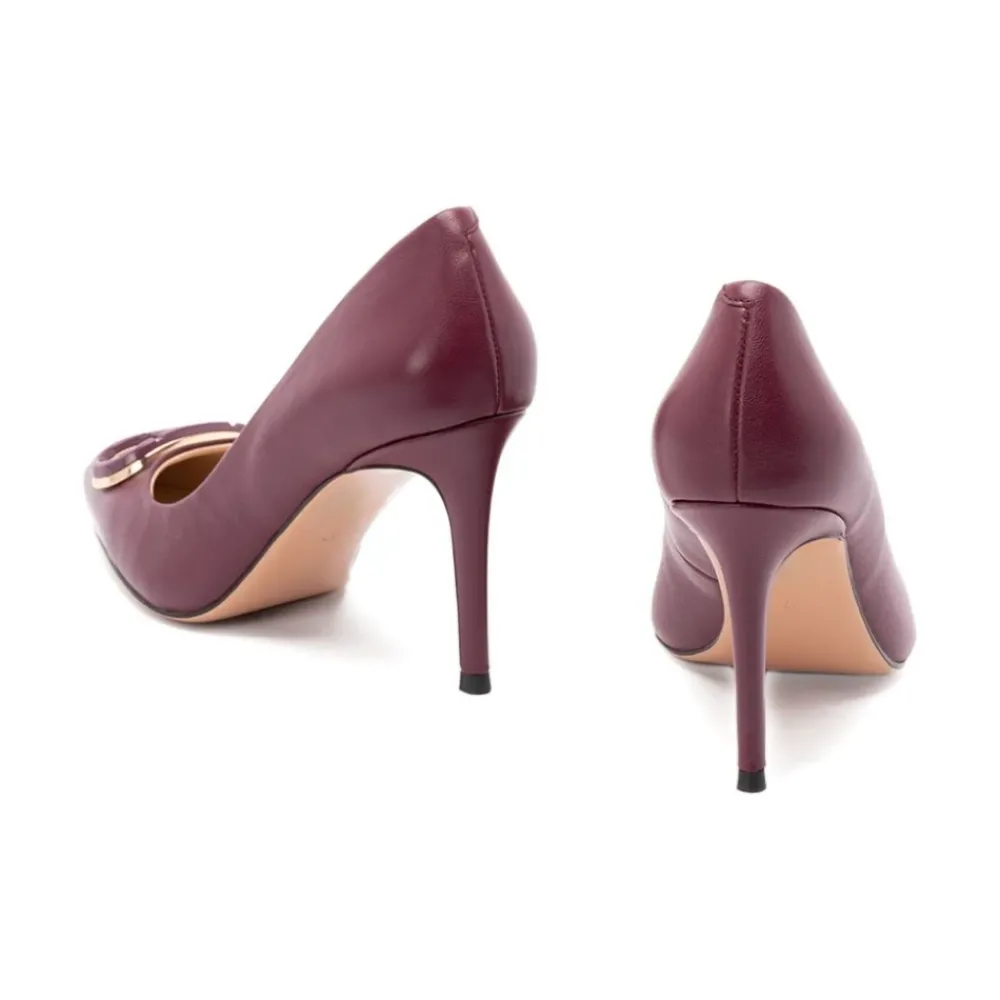 DAMES Twinset Pumps^Bordeaux Pumps voor Vrouwen