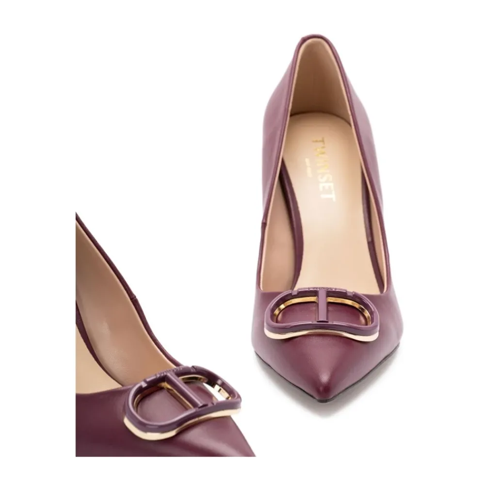 DAMES Twinset Pumps^Bordeaux Pumps voor Vrouwen