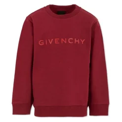 Givenchy Bovenkleding^Bordeaux Ronde Hals Sweatshirt met Logo