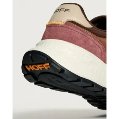 DAMES Hoff Bordeaux Sneaker met Wafelzool
