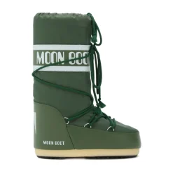Heren Moon Boot Bose Veterschoenen met Rubberen Zool