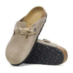 DAMES Birkenstock Instappers & Slip Ons|Loafers^Boston Braided Narrow Fit