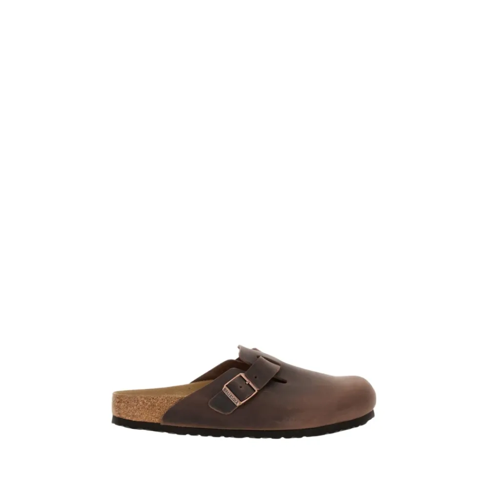 Heren Birkenstock Instappers & Slip Ons^Boston Narrow Fit
