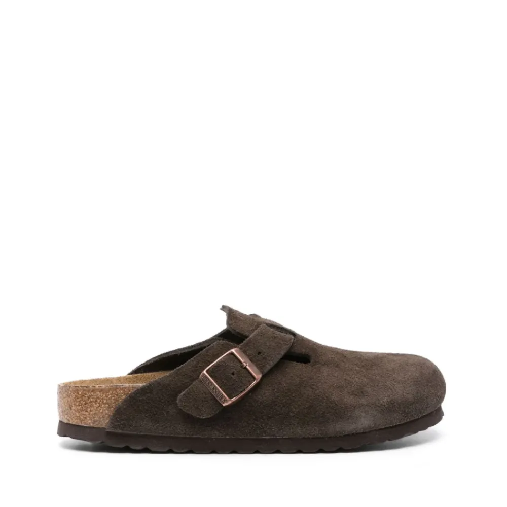 Heren Birkenstock Instappers & Slip Ons^Boston Narrow Fit