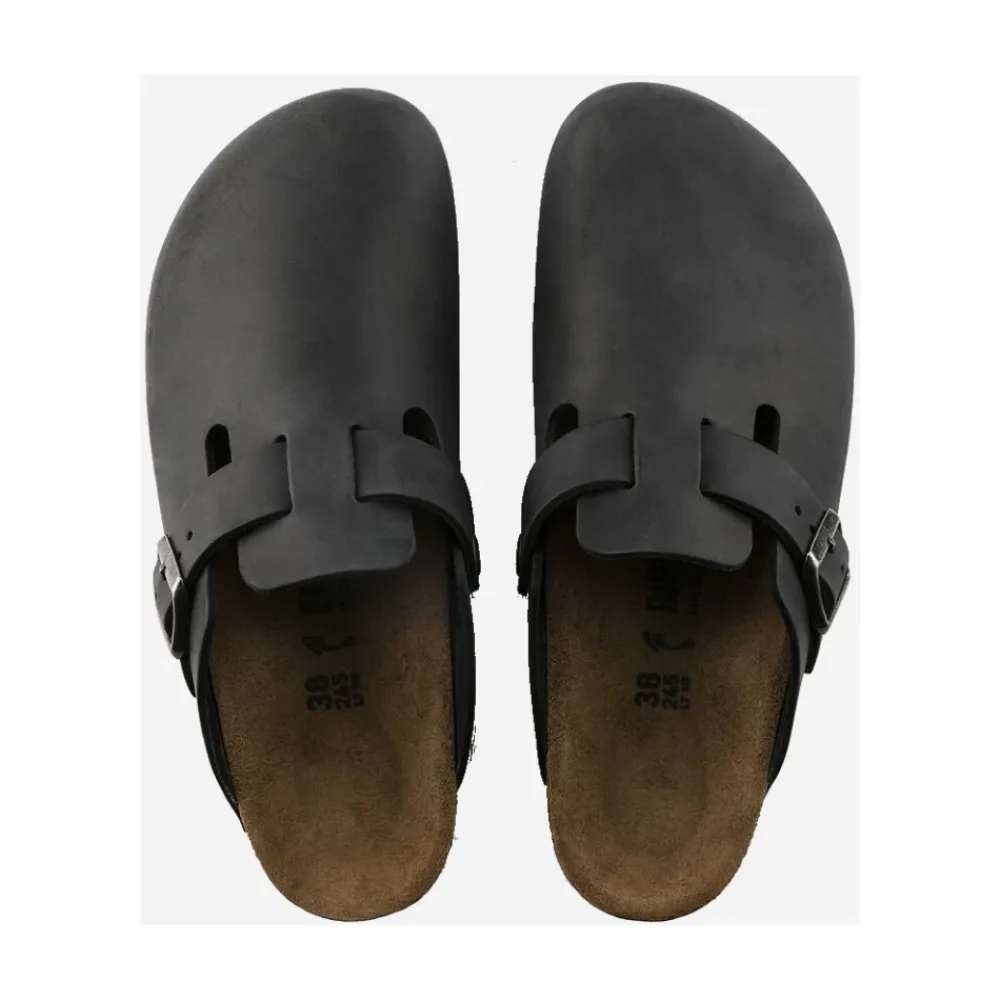 Heren Birkenstock Boston Oiled Leather Klompen