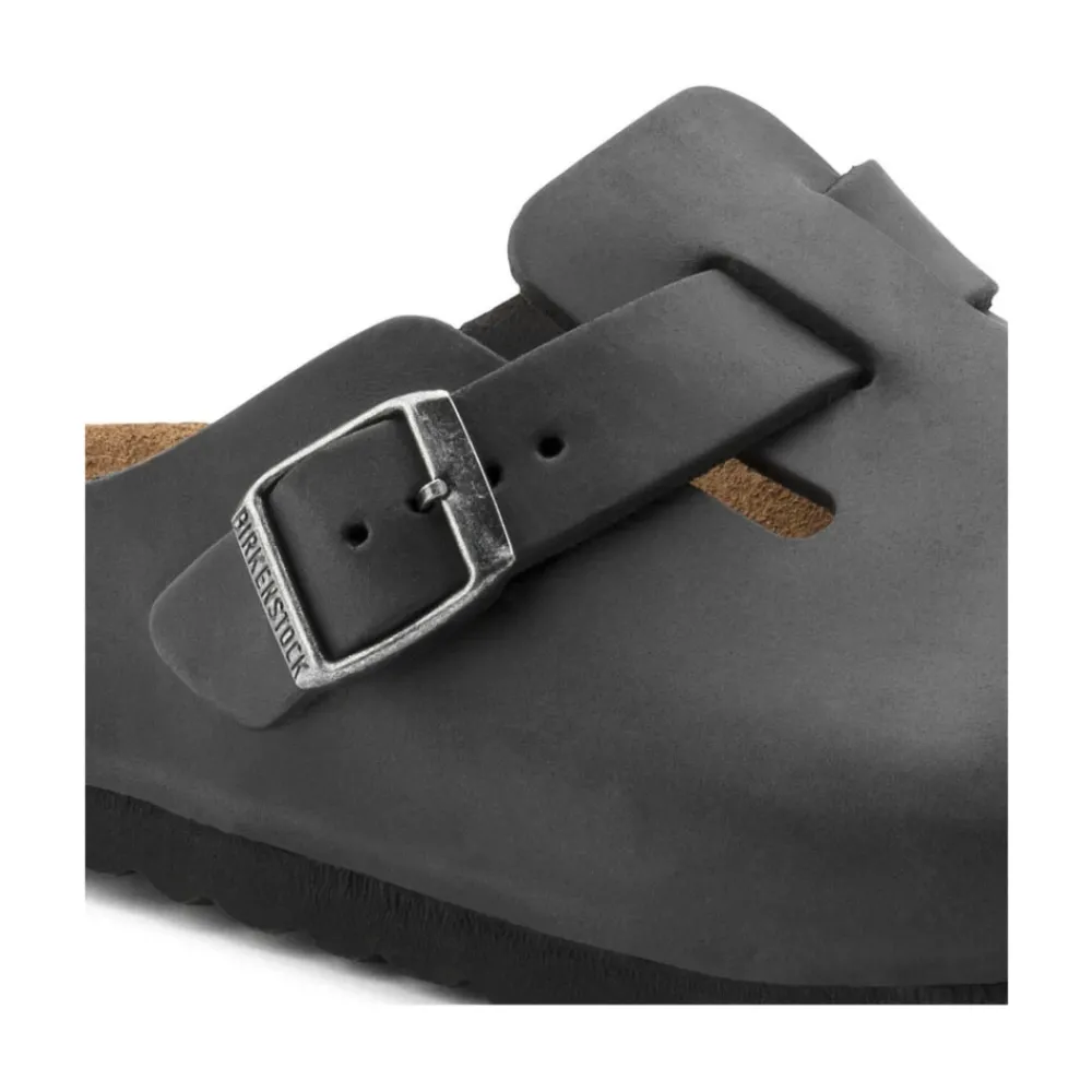 Heren Birkenstock Boston Oiled Leather Klompen