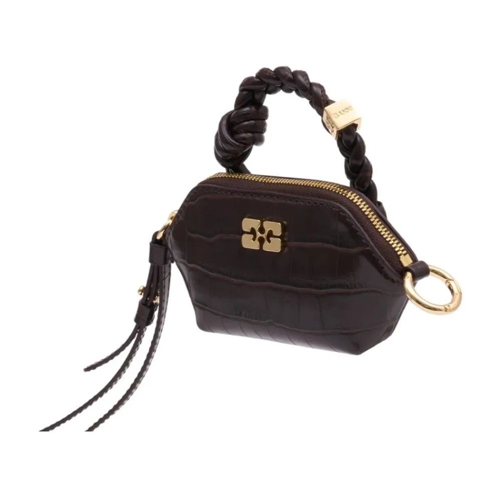 DAMES Ganni Handtassen^Bou Nano Croco Handtas