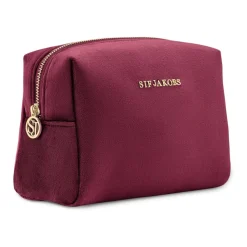 DAMES Sif Jakobs Jewellery Bourgondische fluwelen make-uptas