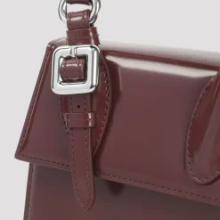 DAMES Jacquemus Heuptassen^Bourgondische Leren Boucle Handtas