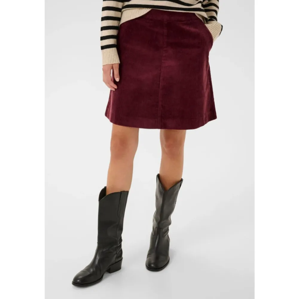 DAMES Part Two Rokken^Bourgondische Rok Lingspw Sk Rok