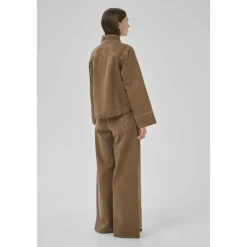 DAMES My Essential Wardrobe Blouses^Boxy Shirt Tabaks Gewassen